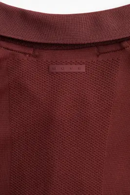 T-shirt de tennis Regular Fit DryMove™ - Rouge brique — photo 5