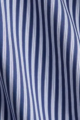 Jupe à taille smockée - Bleu marine/rayé — photo 4