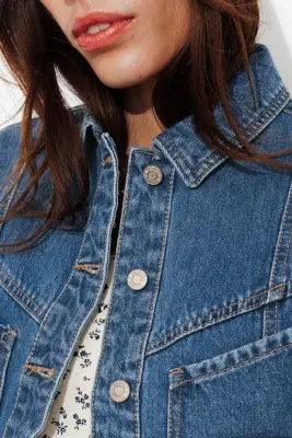 Veste jean sans manches LEONIE — photo 5
