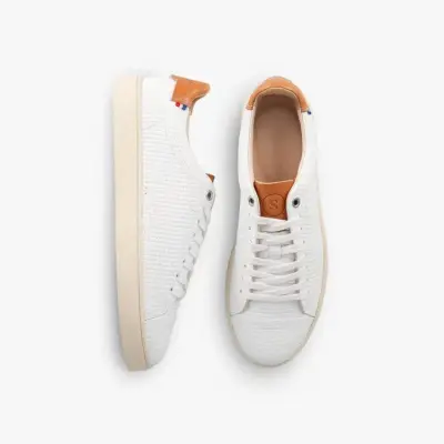 Baskets Abélia Blanc Tressé — photo 10