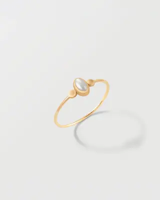 BAGUE LILA - Or jaune 18 carats — photo 1