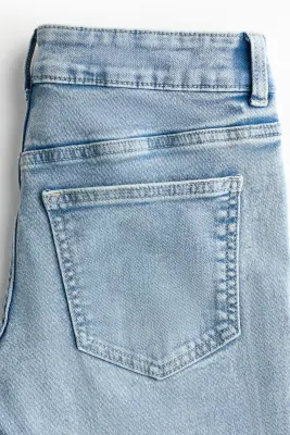 Flared Low Jeans - Bleu denim clair — photo 5