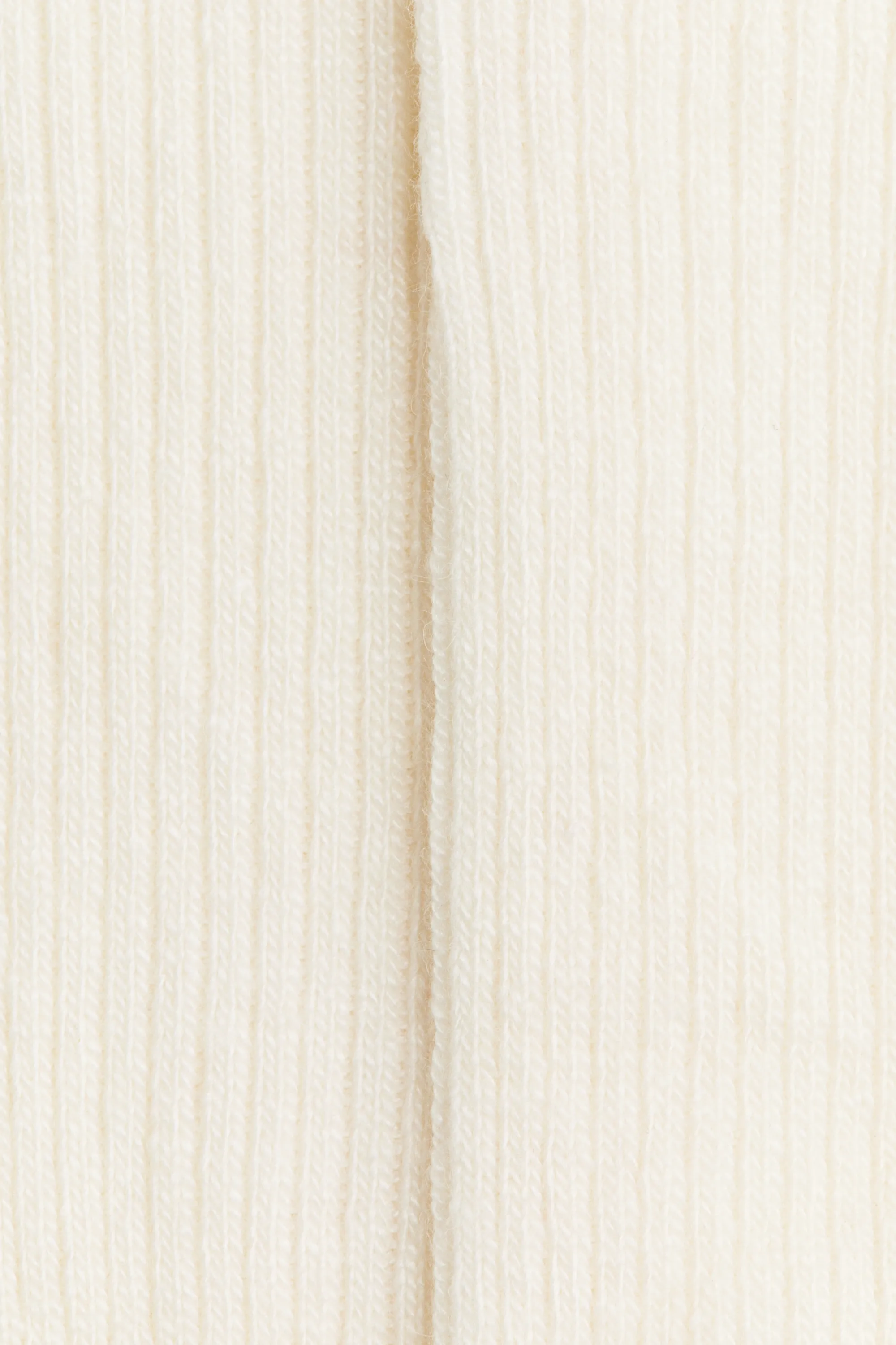 Chaussettes hautes - Crème