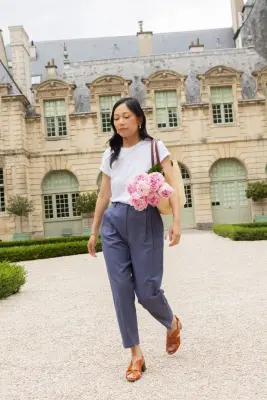 Chino Judy - bleu ardoise — photo 1