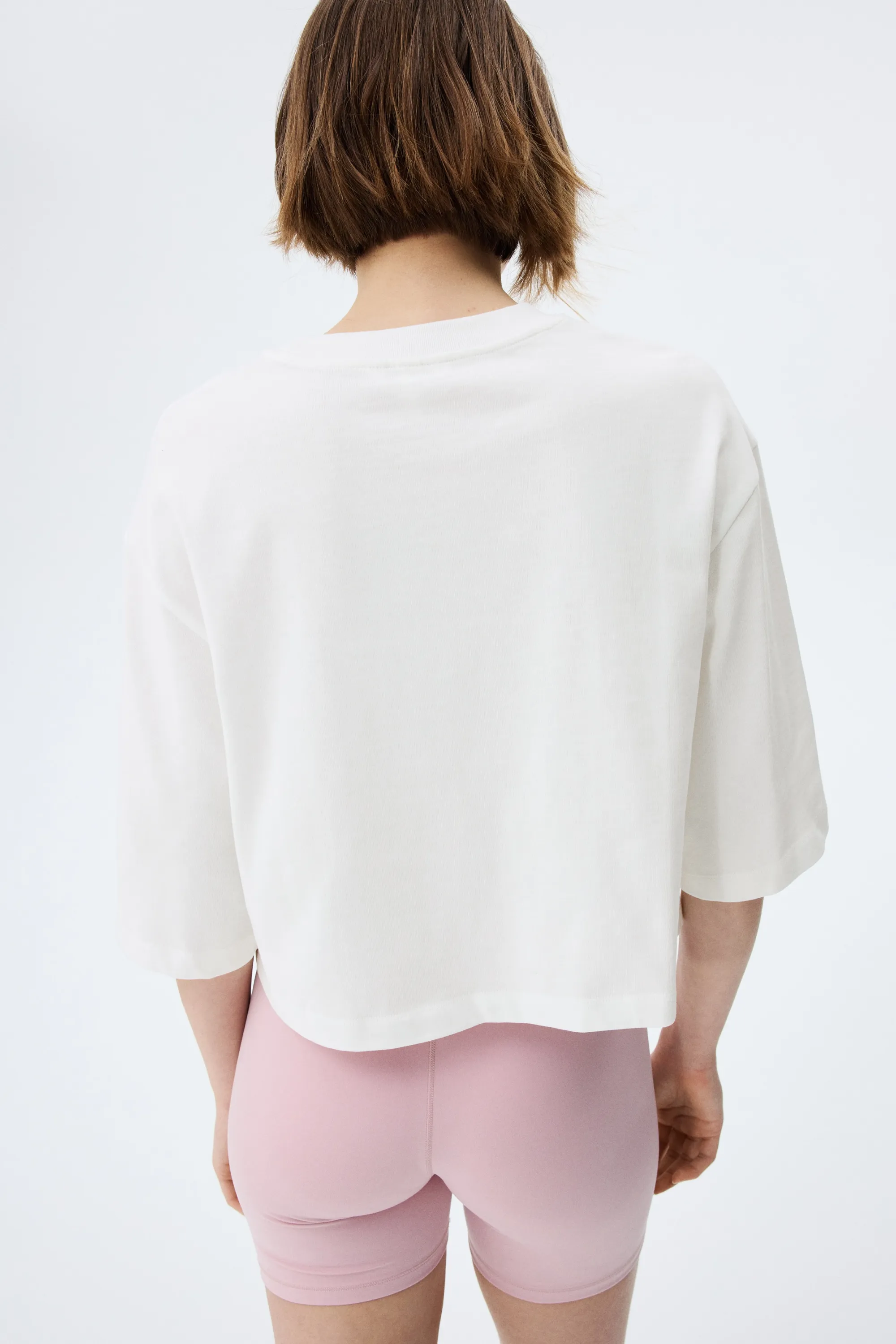 T-shirt oversize - Blanc