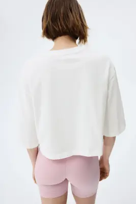 T-shirt oversize - Blanc — photo 1