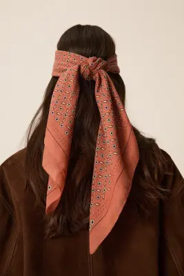 Foulard Namibie Cravate Blush — photo 4