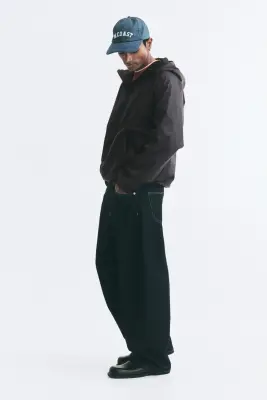 Veste coupe-vent en nylon - Bleu marine — photo 4