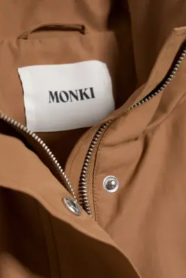 Veste de survêtement oversize à col cheminée - Marron moyen — photo 5