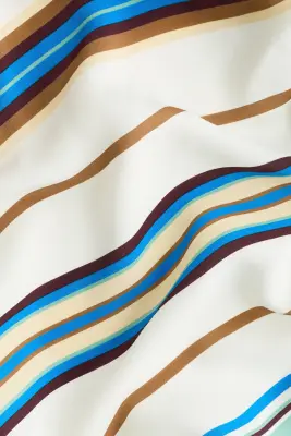 Top dos nu en viscose - Ivoire/motif — photo 5