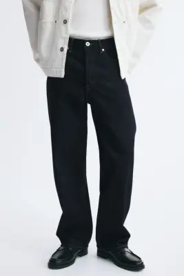Loose Jeans - Bleu denim foncé — photo 1