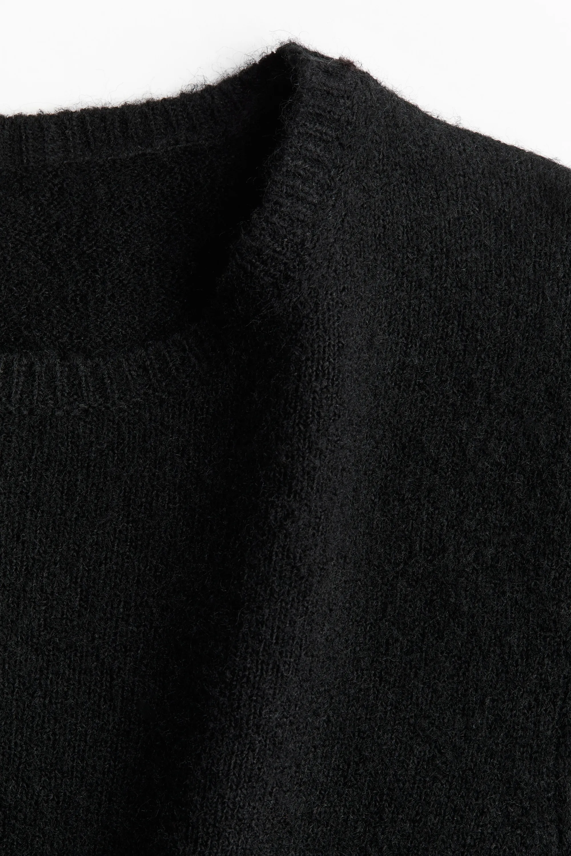 T-shirt en maille fine - Black