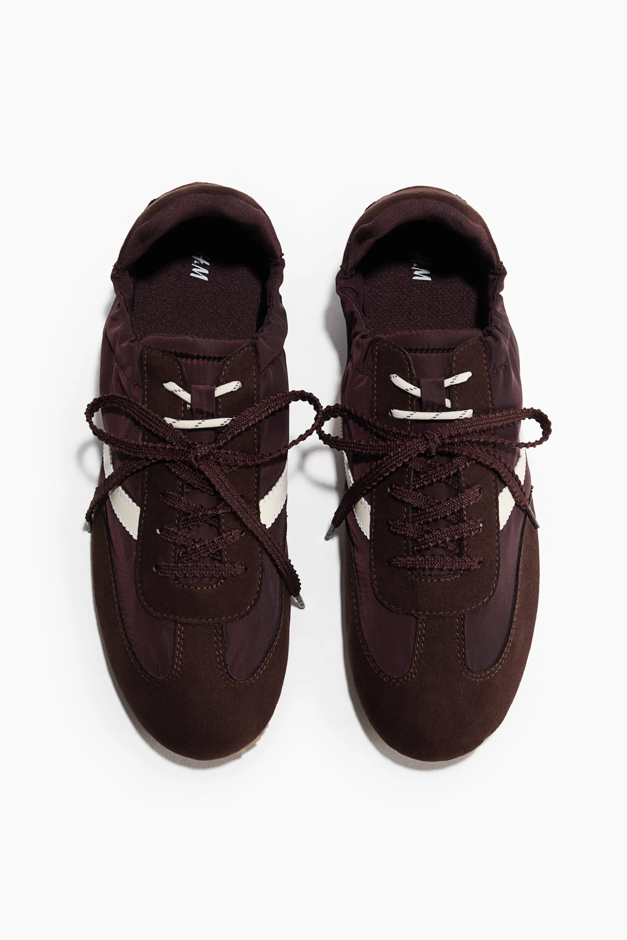 Sneakers - Marron foncé/crème