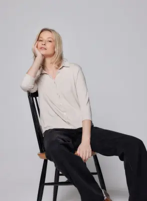 Chemise en viscose et élasthanne — photo 2