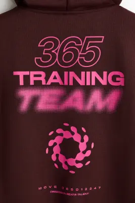 Hoodie de sport sans manches DryMove™ - Bordeaux/365 Training Team — photo 5