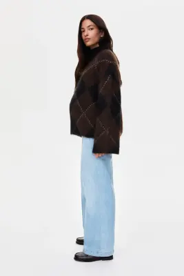 MAMA Wide Leg Jeans - Bleu denim clair — photo 2