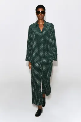 CHEMISE À IMPRIMÉ GÉOMÉTRIQUE - VERT / IMPRIMÉ — photo 2