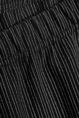 Pantalon de costume à enfiler taille basse - Noir rayé — photo 4