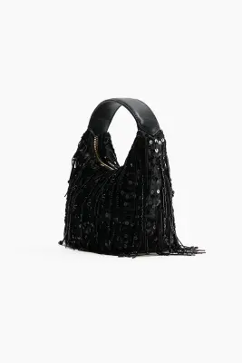 Sac à main ornementé - Noir — photo 2