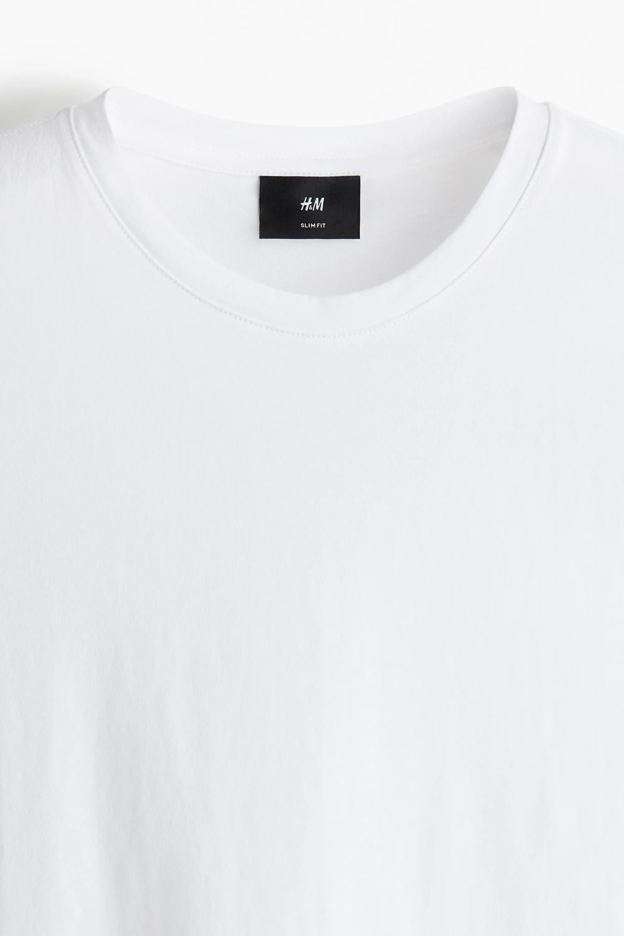 T-shirt Slim Fit en coton pima - Blanc