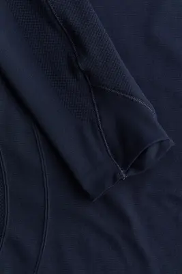 Sous-pull de sport Slim Fit DryMove™ - Bleu marine — photo 4
