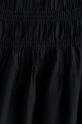 MAMA Robe bandeau smockée - Noir — photo 4