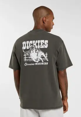 DICKIES TEE SHIRT BUCHTELL Imprimé Noir — photo 3