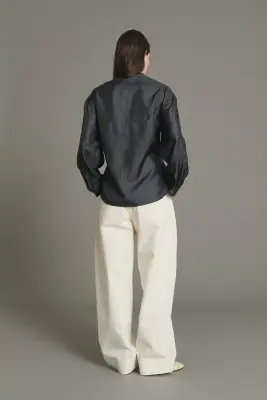 BLOUSE JENNY GRIS ANTHRACITE — photo 2