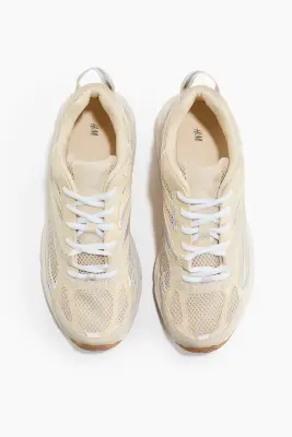 Sneakers à semelle épaisse - Jaune clair — photo 1