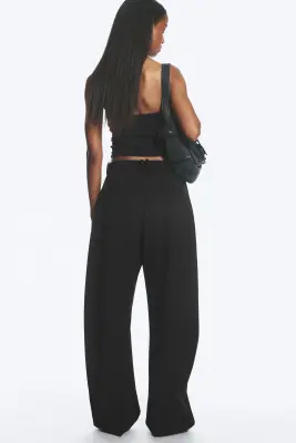 Pantalon habillé Barrel - Noir — photo 3