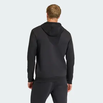 ADIDAS SWEAT ZIP GRANDE LONGUEUR Noir — photo 3