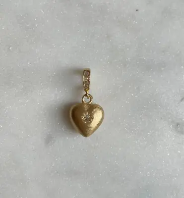 Nouveau ! ROOM SERVICE JEWELRY Pendentif Lovely Coeur Diamond — photo 1