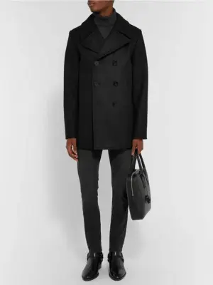 Manteau caban Homme en cachemire noir Prix boutique 1790€ Taille 50 — photo 5
