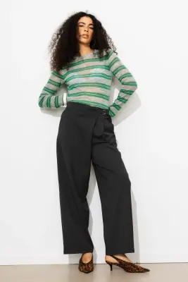 Pantalon large et court Femme — photo 3