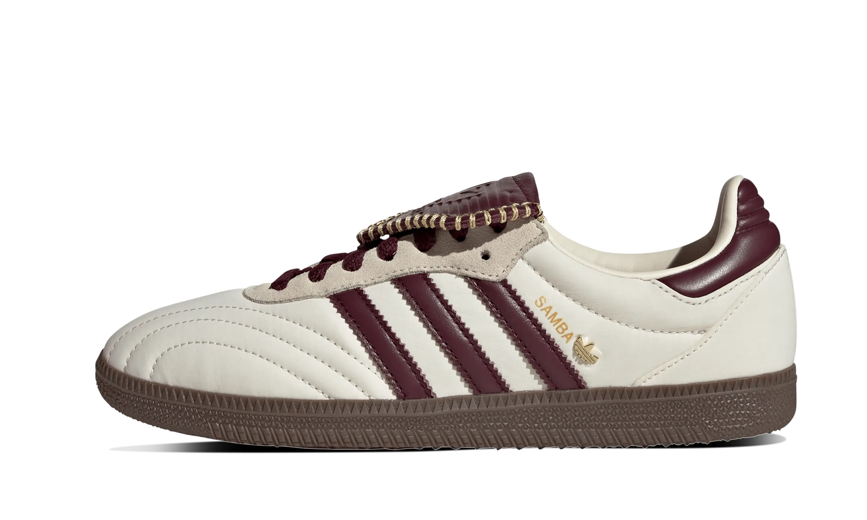 Adidas Mujer Samba LT Cream White Maroon
