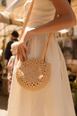 Giulia Hand-woven Rafia Bag Gift — photo 4