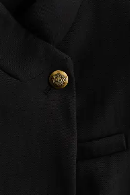 Veste à épaulettes - Noir — photo 4