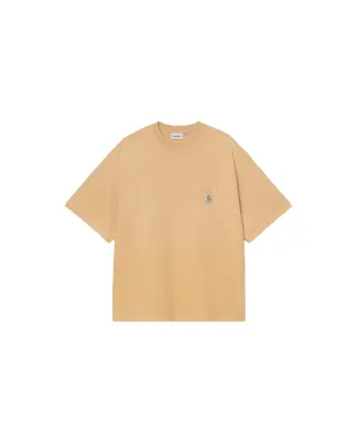 S/S Hudson Pocket T-Shirt Dusty H Brown Chalk Wash — photo 1