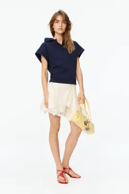 Polo en coton - Bleu marine — photo 1