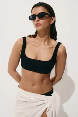 Paréo avec dentelle - Crème/blanc — photo 3