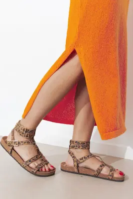 Robe longue en maille Femme — photo 5