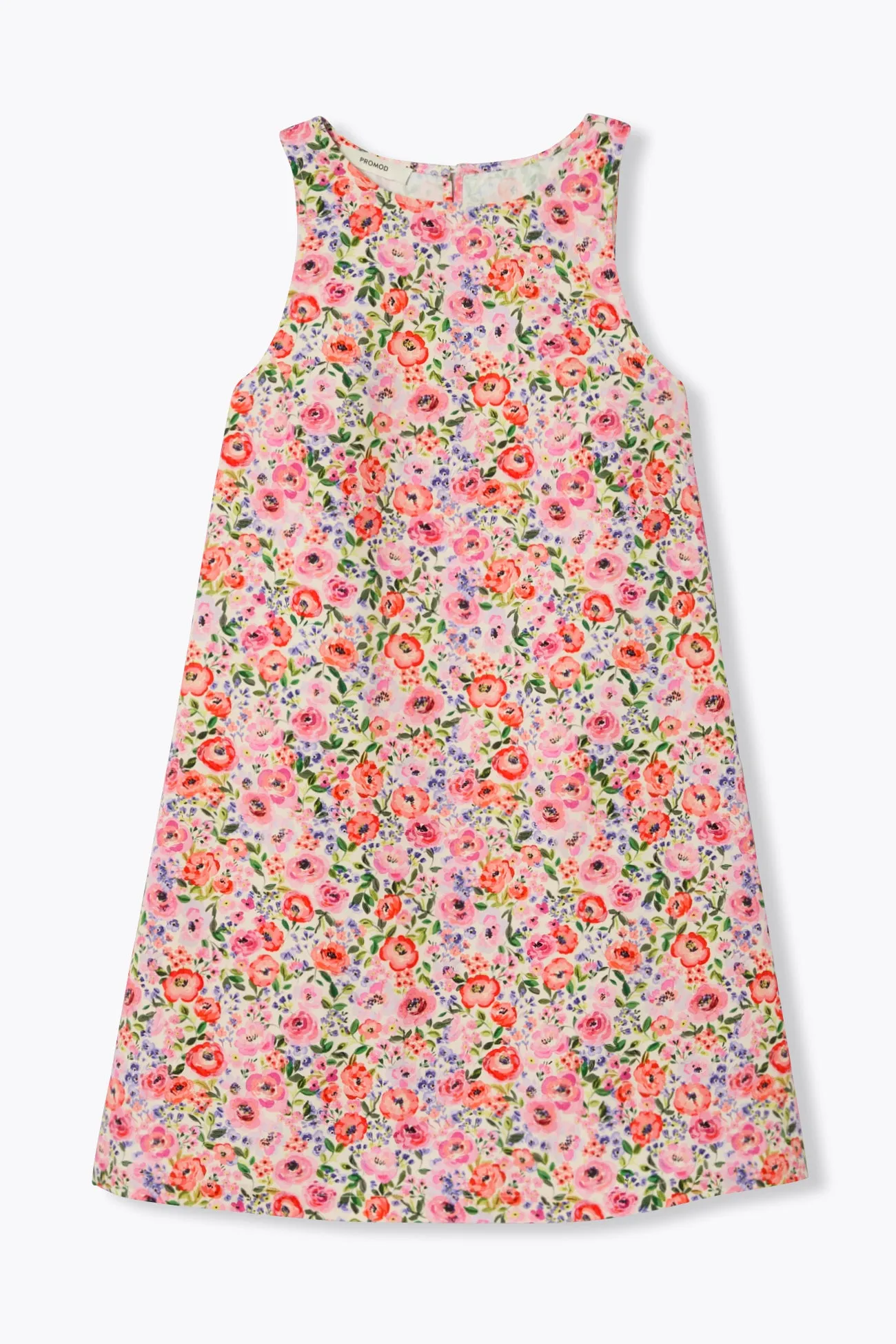 Robe courte à fleurs Femme