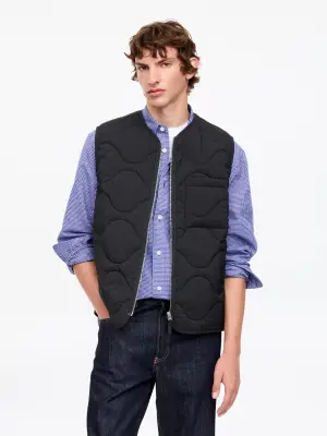 Veste matelassée sans manches - Noir — photo 1
