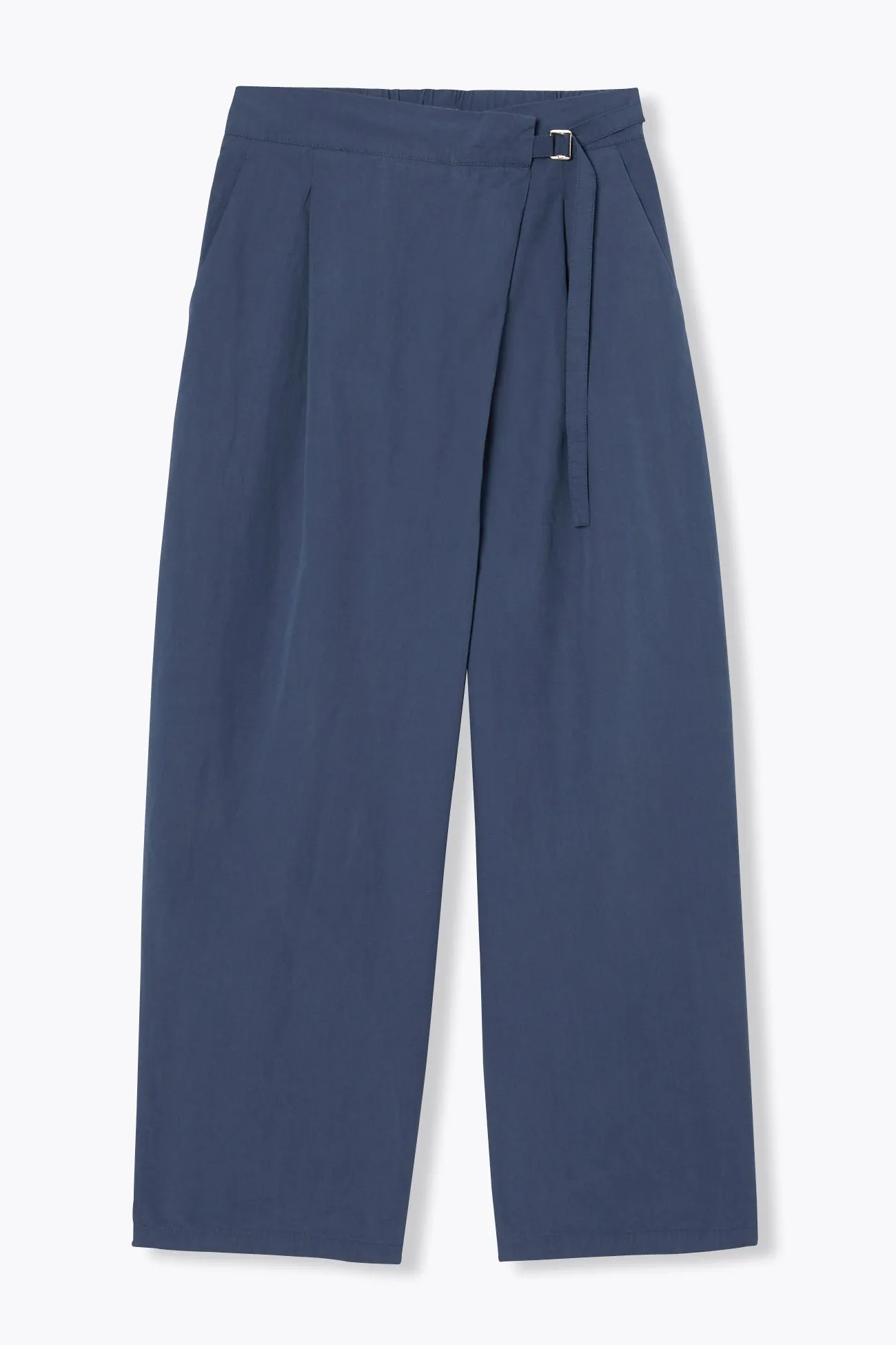 Pantalon large en toile