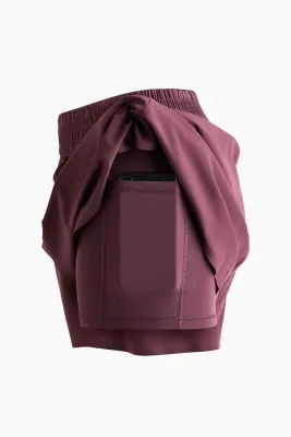 Short de sport superposé avec poche - Mûre de Boysen — photo 4