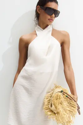 Robe de plage bain-de-soleil - Crème — photo 1