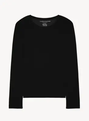 T-shirt en coton organique et cachemire — photo 4