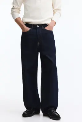 Baggy Jeans - Bleu denim foncé — photo 1