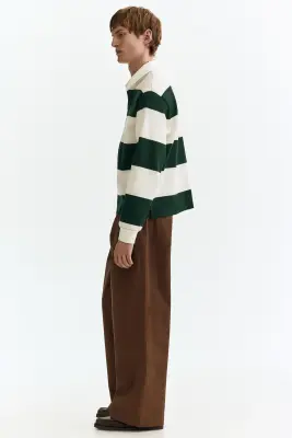 Pantalon chic Loose Fit - Marron — photo 4