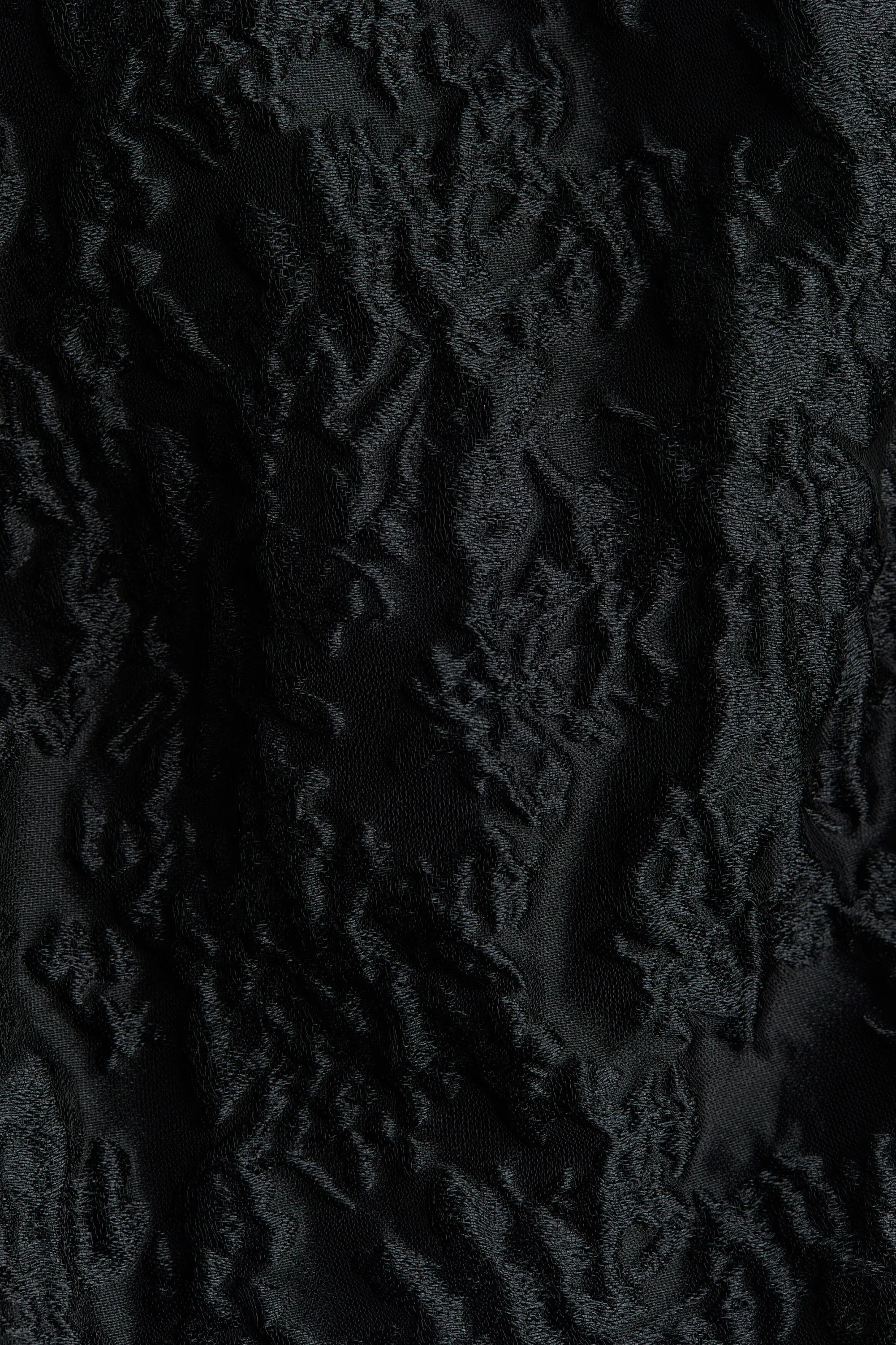 Veste en tissu jacquard - Noir